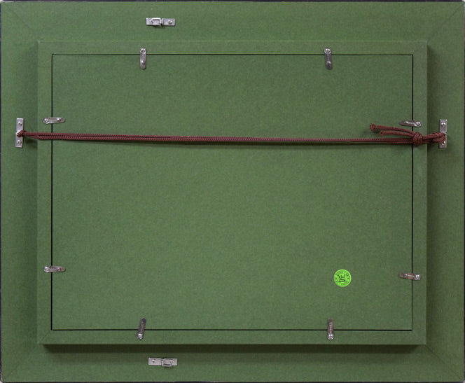 宮倉 靖三「安曇野（木崎湖・長野県）」油絵・F4号 絵画買取・販売の