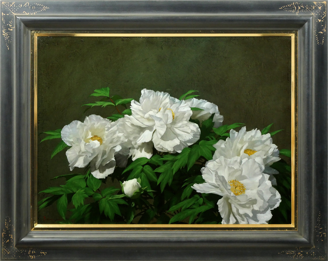 北村西望「将軍の孫」ブロンズレリーフ額装 絵画買取・販売の小竹美術