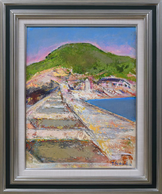 砂田友治「藻岩山麓より南22条の眺め（札幌）」油絵・SM 絵画買取