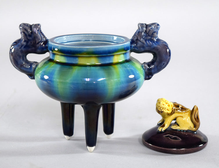 希少品•倉庫整理品】中国宋時代徳化窯香炉 共箱 XG55-