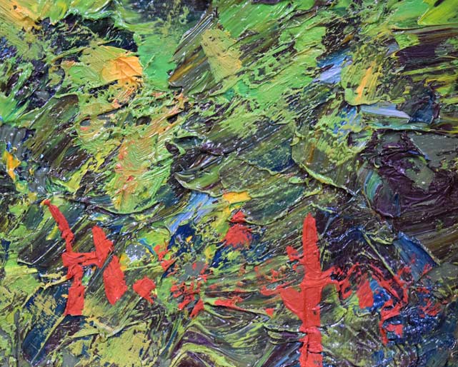 渡部ひでき「ノサップ岬（根室市）」油絵・F6号 絵画買取・販売の小竹美術