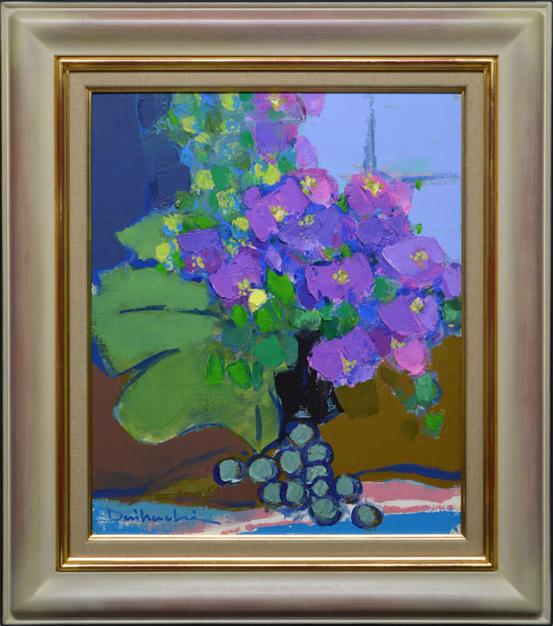 糸大八「時は密のように」油絵・F20号 絵画買取・販売の小竹美術