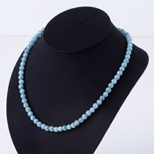 プレミアム・入コン沢・長さ48cm】（プレミアム青色ヒスイ）糸魚川天然