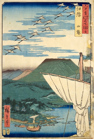 日本画(油絵) 伊予の国 日本画(油絵) 伊予の国