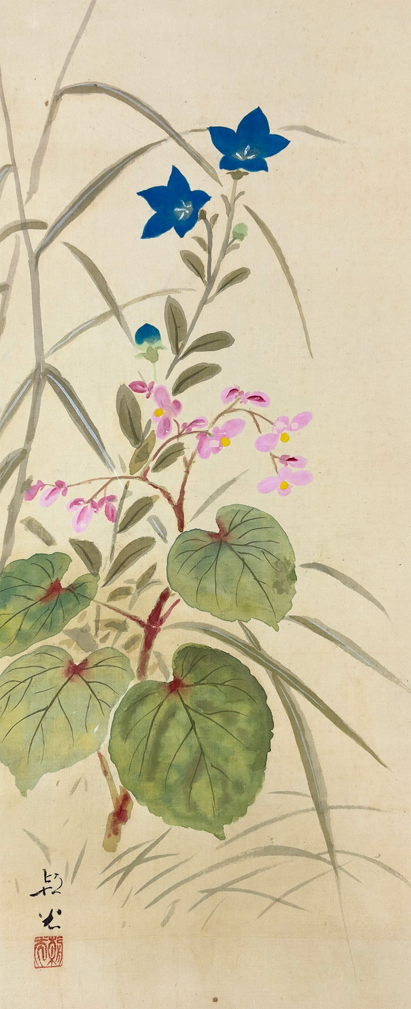 秋草｜ミニ掛軸｜新・古美術 高美堂（こうびどう）｜掛軸販売・通販