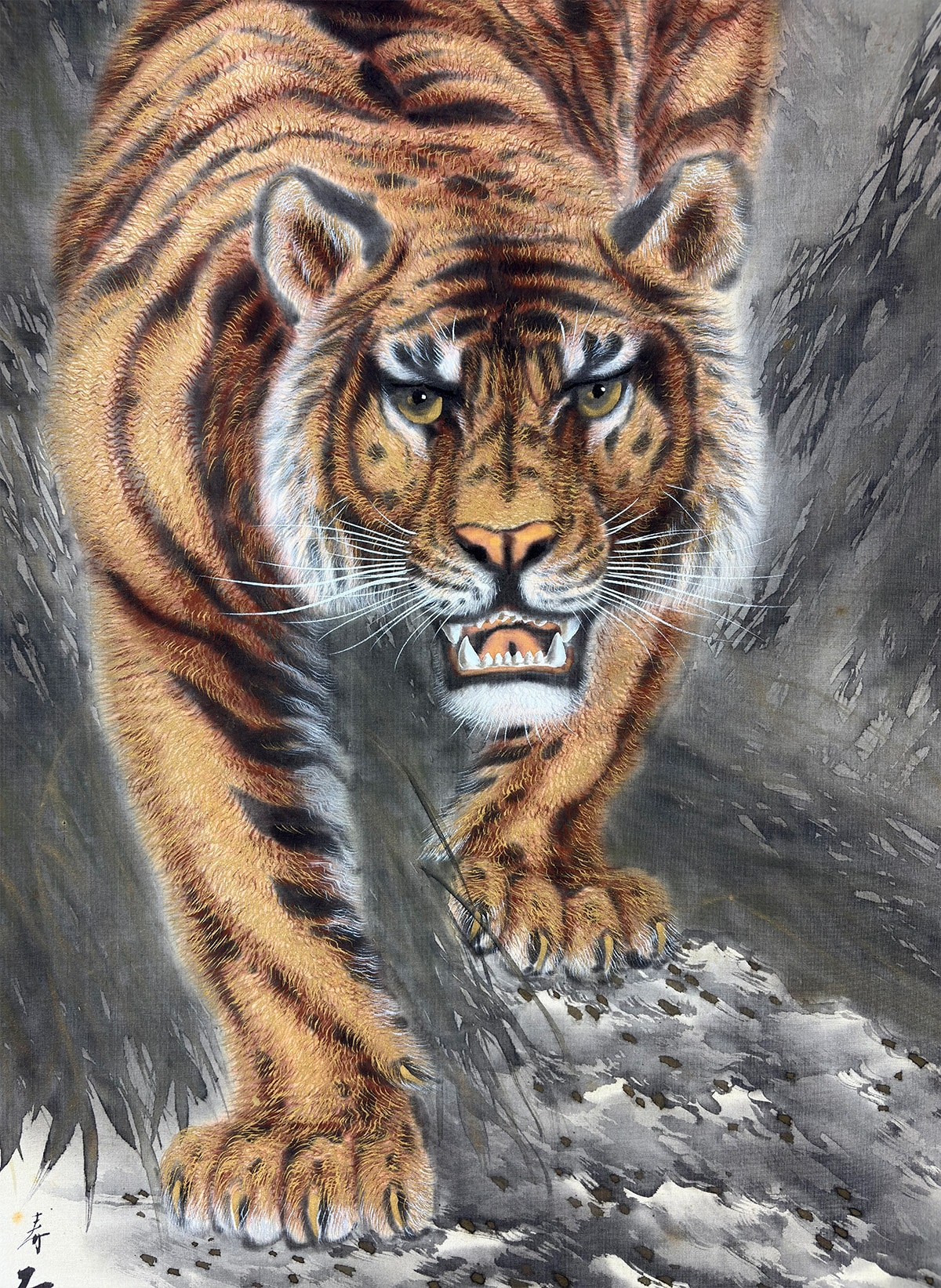 猛虎｜新・古美術 高美堂（こうびどう）｜掛軸販売・通販・買取｜骨董