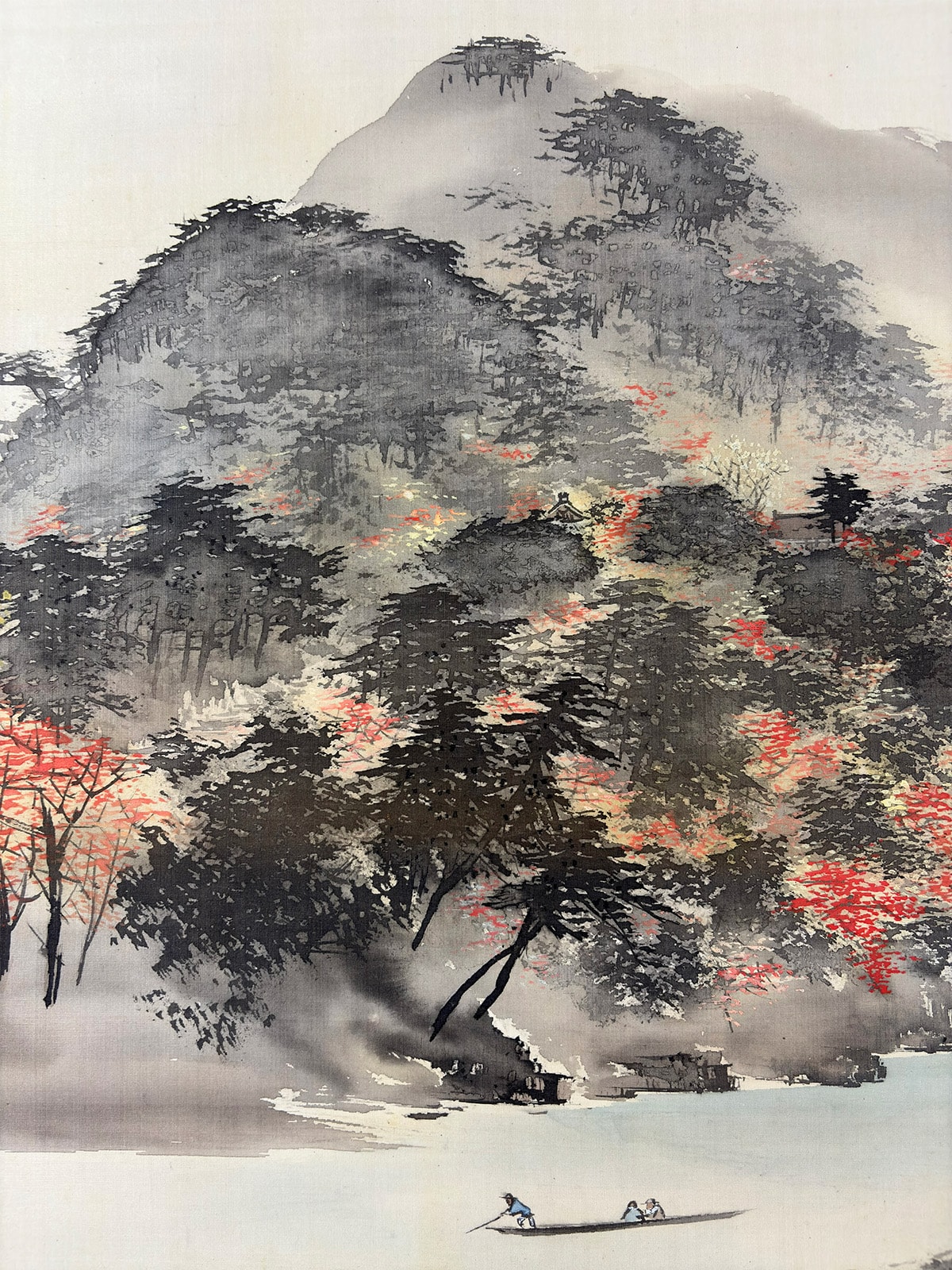 嵐峡の秋【大幅】｜新・古美術 高美堂（こうびどう）｜掛軸販売・通販