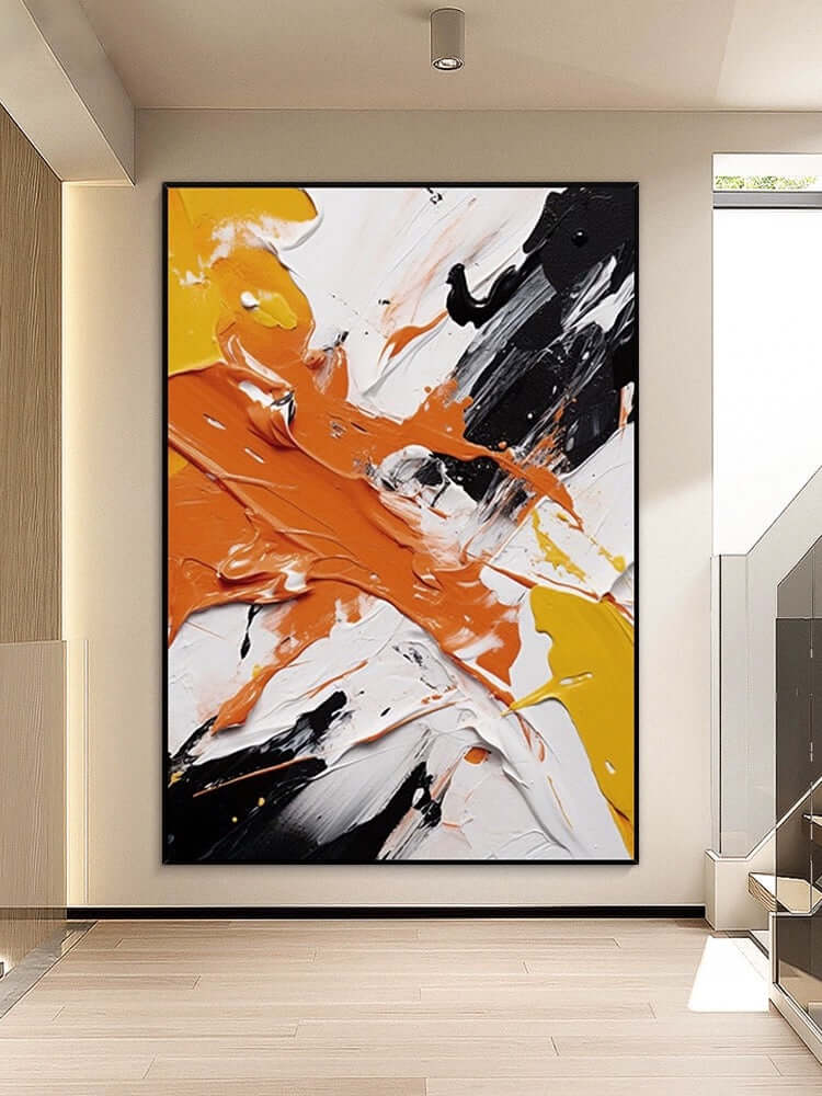 Buy Multicolored Splashy Textured Wall Art Wall Art | Kline Collective