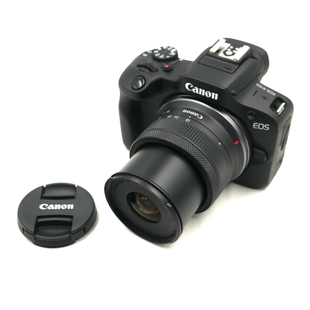 Canon EOS R100 Mirrorless Camera with 18-45mm and 55-210mm Lenses Kit