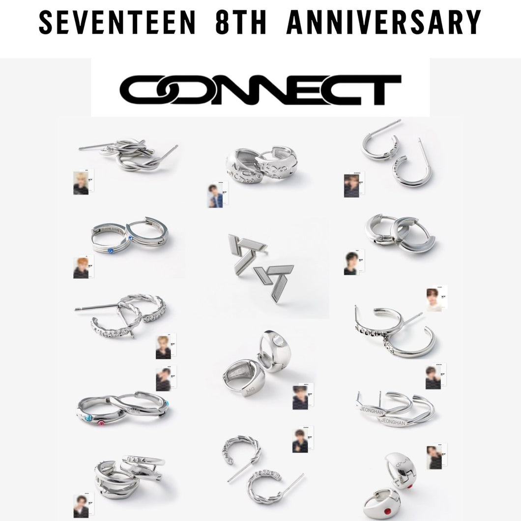 SEVENTEEN - 8th Anniversary Official Earrings MD – K-STAR