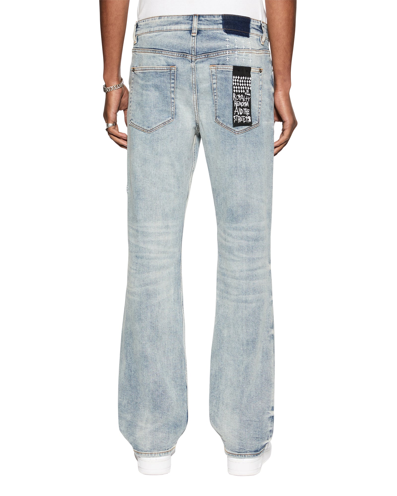 Mens Bronko Pure Dynamite Bootcut Denim Jeans | Ksubi ++