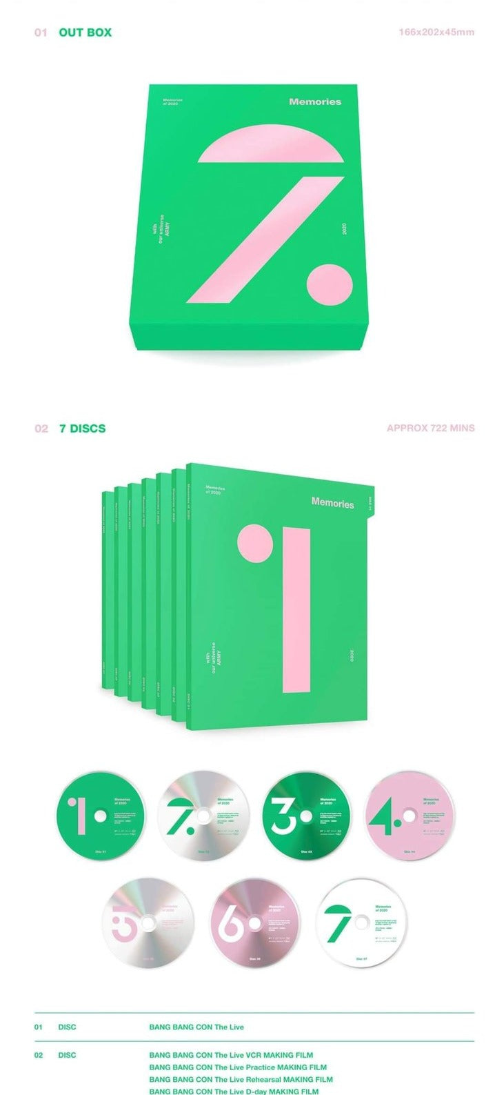 BTS Memories Of 2020 DVD / Blu-Ray Package – Kpop Omo