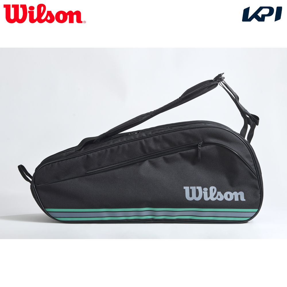 ウイルソン Wilson テニスバッグ・ケース TEAM J 6PK BLACK チーム J
