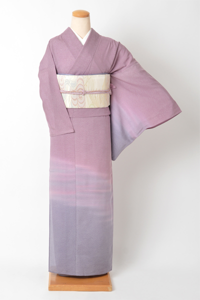 江戸小紋[藤色/鮫小紋]｜着物レンタルあき (来店着付け無料・全国配送無料)