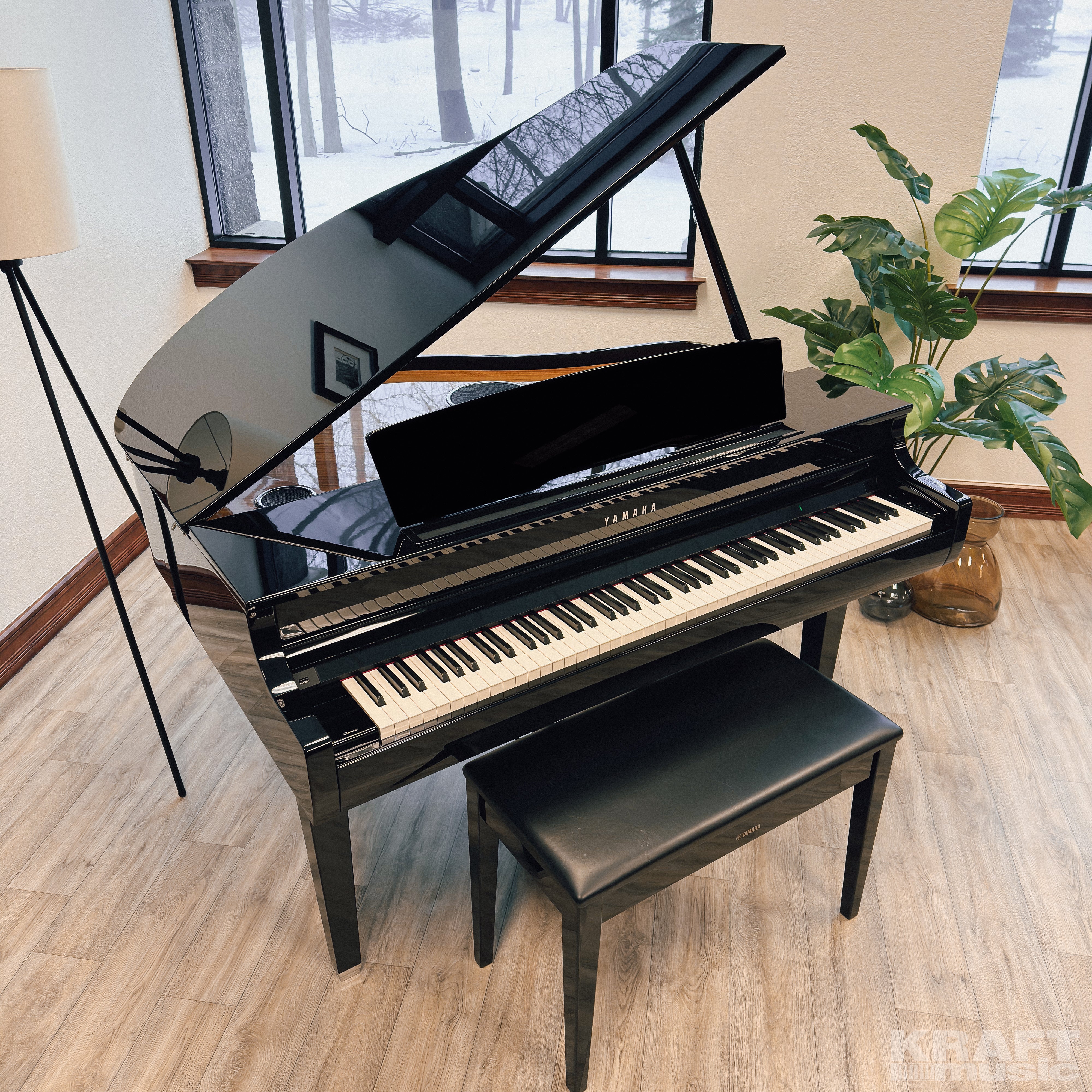 Yamaha Clavinova CSP-295GP Digital Grand Piano - Polished Ebony