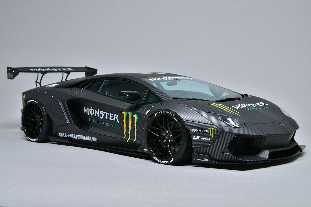 LB-WORKS Lamborghini AVENTADOR -MONSTER ENERGY- – KWN的模型工房