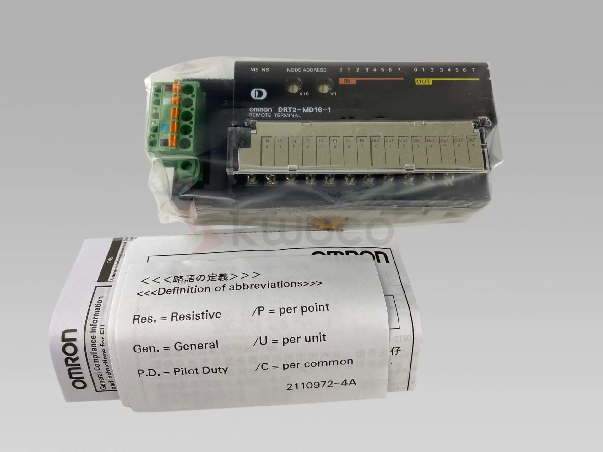 OMRON Terminal DRT2-MD16-1 | KWOCO
