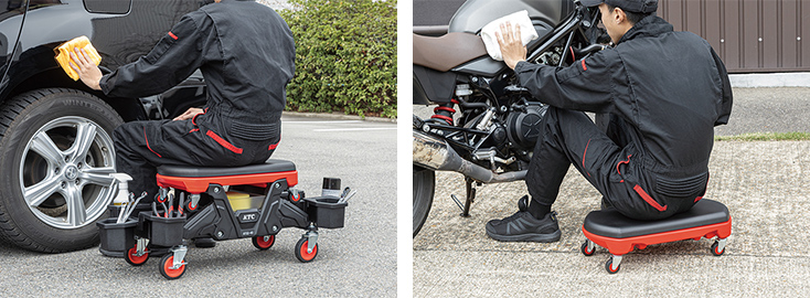 座っての作業に最適「シートクリーパー」発売 | KTCツール