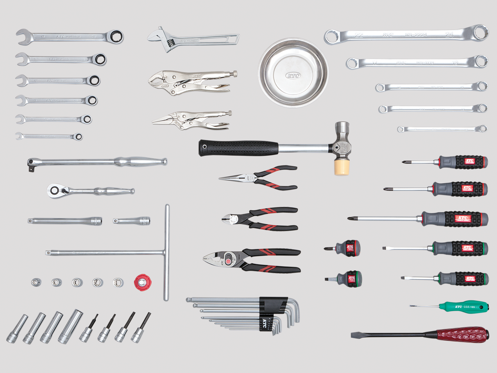 9.5sq.工具セット 二輪整備向け（チェストタイプ）[56点] | KTC