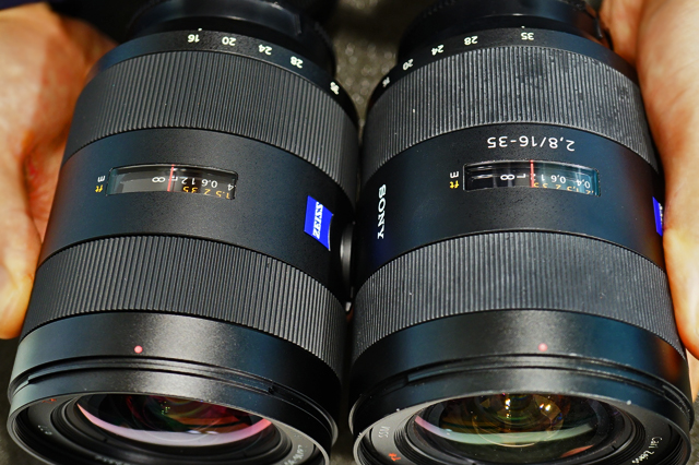 ソニーストアで、Aマウントレンズ「SAL1635Z2」、「SAL2470Z2」を