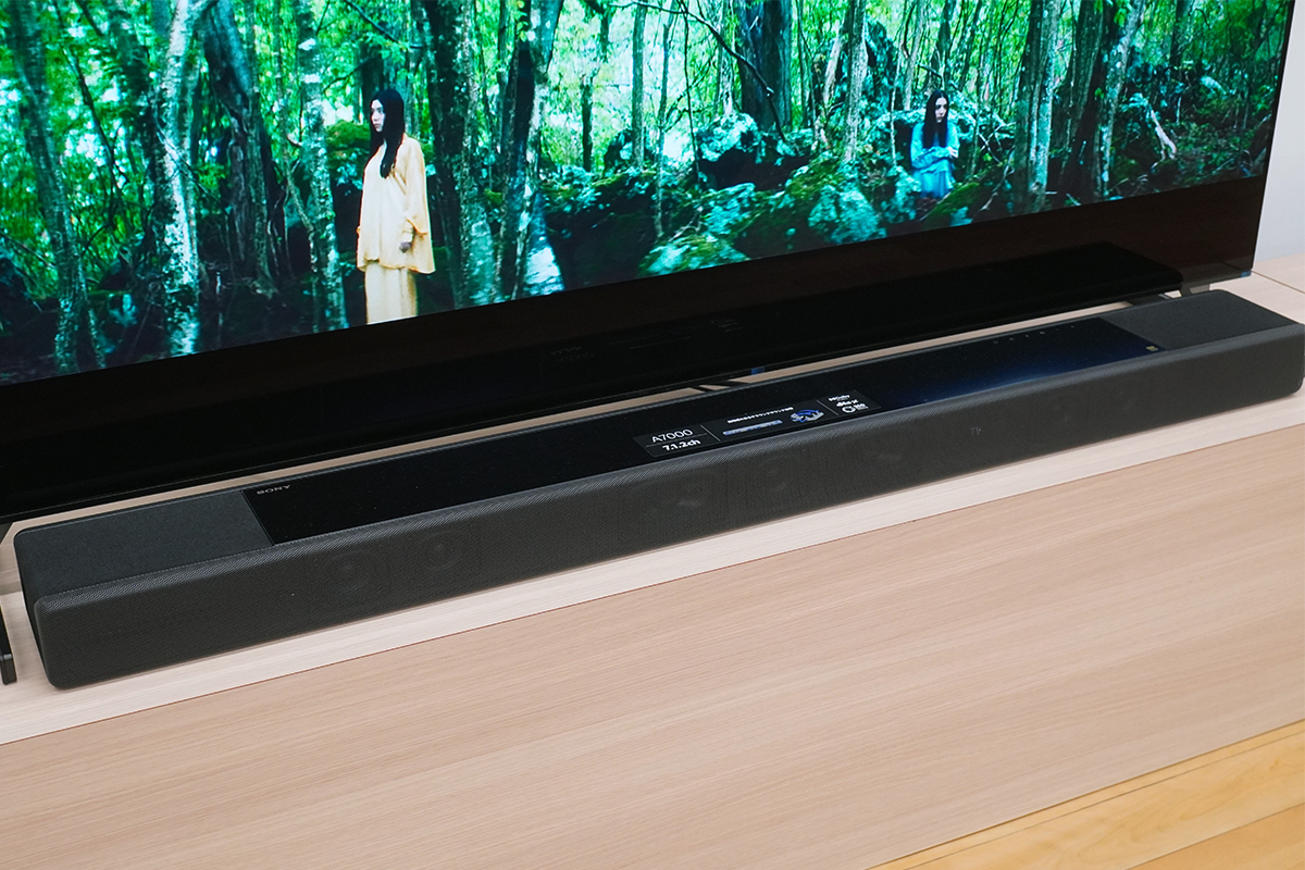 ソニーの7.1.2chフラグシップサウンドバー「HT-A7000」、5.1.2ch