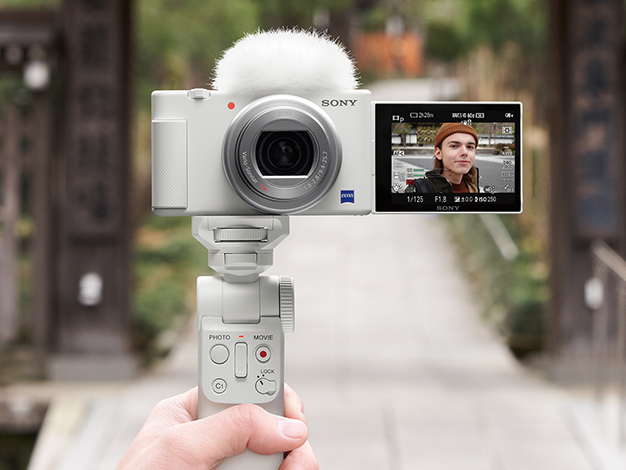 VLOGCAM』などに対応する シューティンググリップ『GP-VPT2BT』に新色
