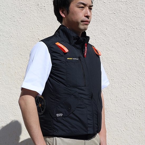 バートルエアークラフトベストAC2074服のみ