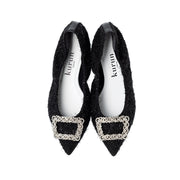 Inès -Fringe cloth bijou Black フリンジクロス ビジュー ブラック