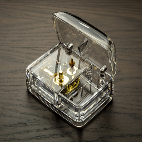MUSICBOX】アクリルBOXオルゴール クラシック・ポピュラー