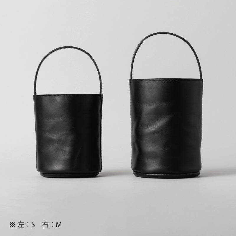 レザー バケットバッグ Bucket tote 黒 S – kuros.style