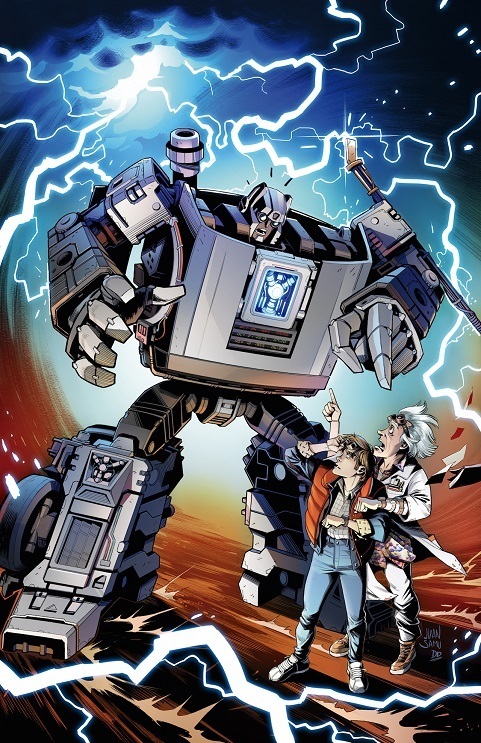 IDW 新クロスオーバー『Transformers/Back to the Future』発表