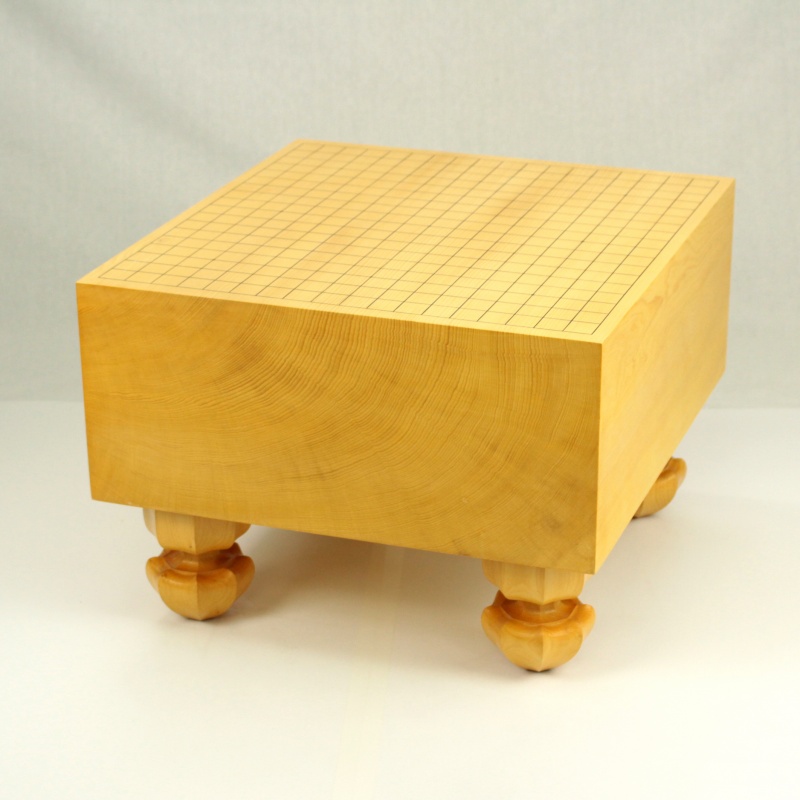 本榧脚付碁盤 6寸柾目 18Z112