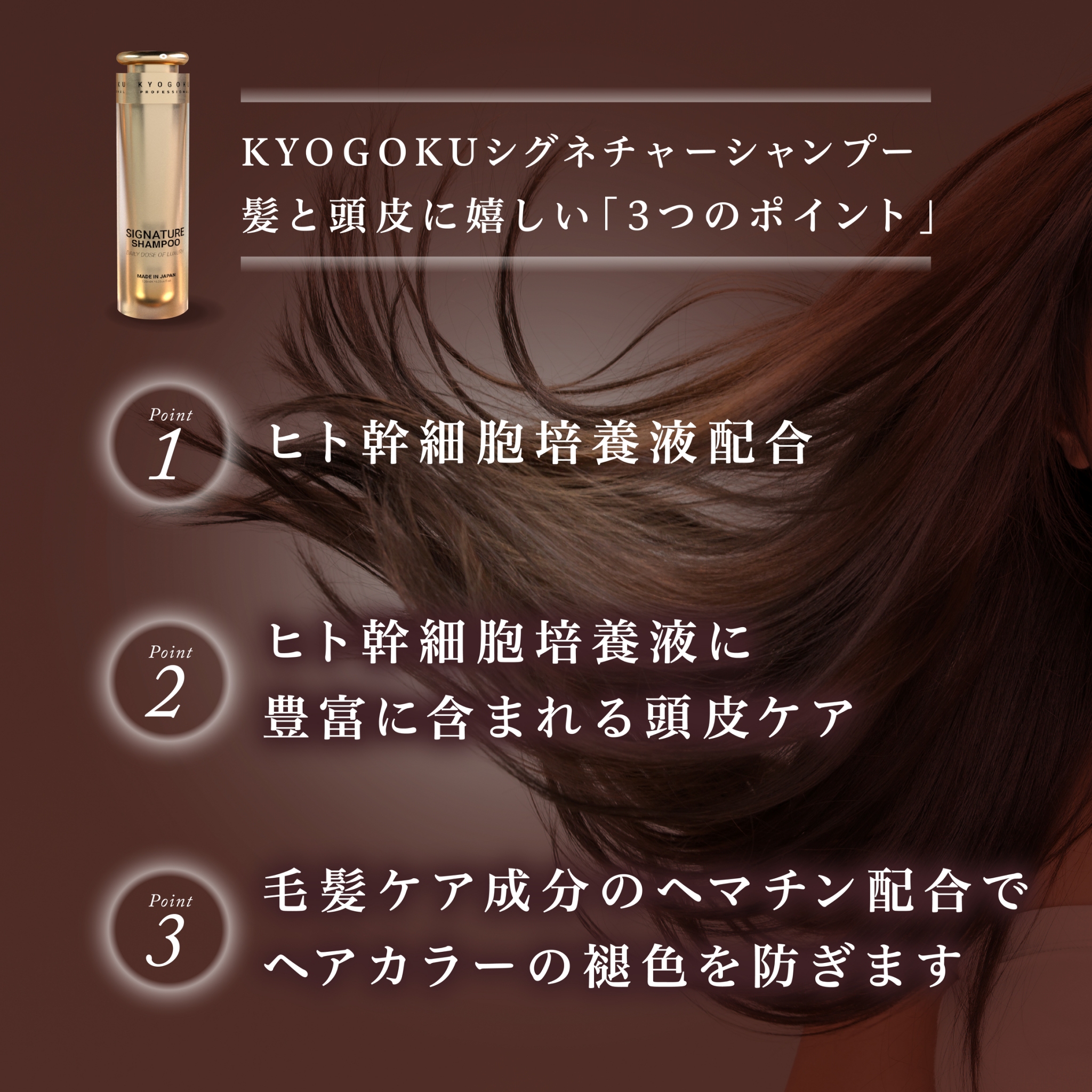 Kyogoku Professional / KYOGOKUシグネチャーシャンプー120ml 天然由来