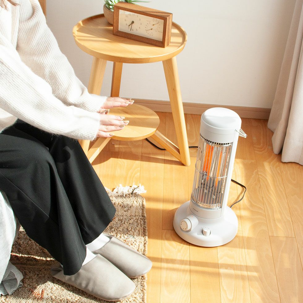 カーボンヒーターレトロデザイン遠赤電気ストーブKKH-0651 | コイズミ