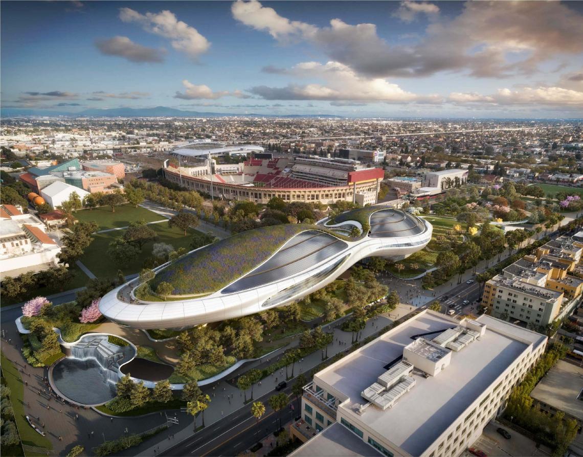 $1-billion Lucas Museum of Narrative Art takes form in Expo Park