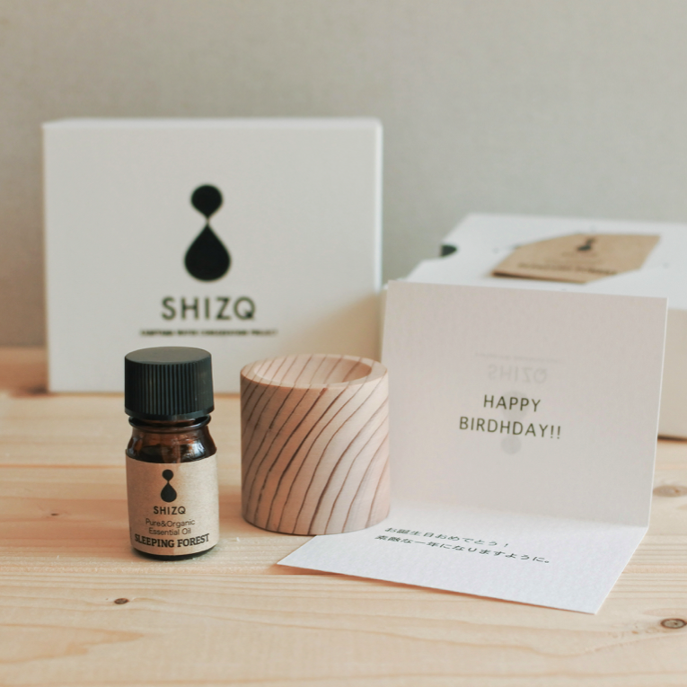 SHIZQ SLEEPING FOREST エッセンシャルオイル＆ディフューザー ギフト