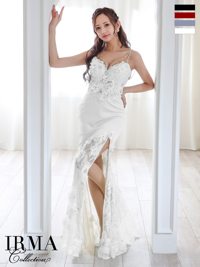 IRMA/イルマ】セクシー オープンバスト フラワーレース キャミソール