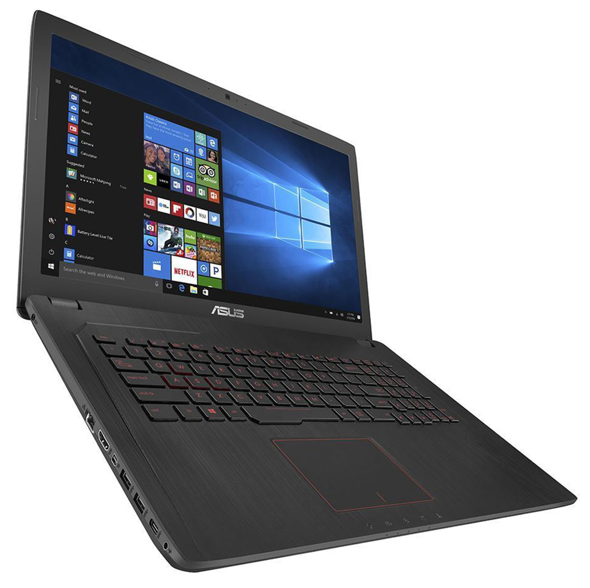 ASUS FX73 - i7-7700HQ · GTX 1050 Ti · 17.3”, Full HD (1920 x 1080