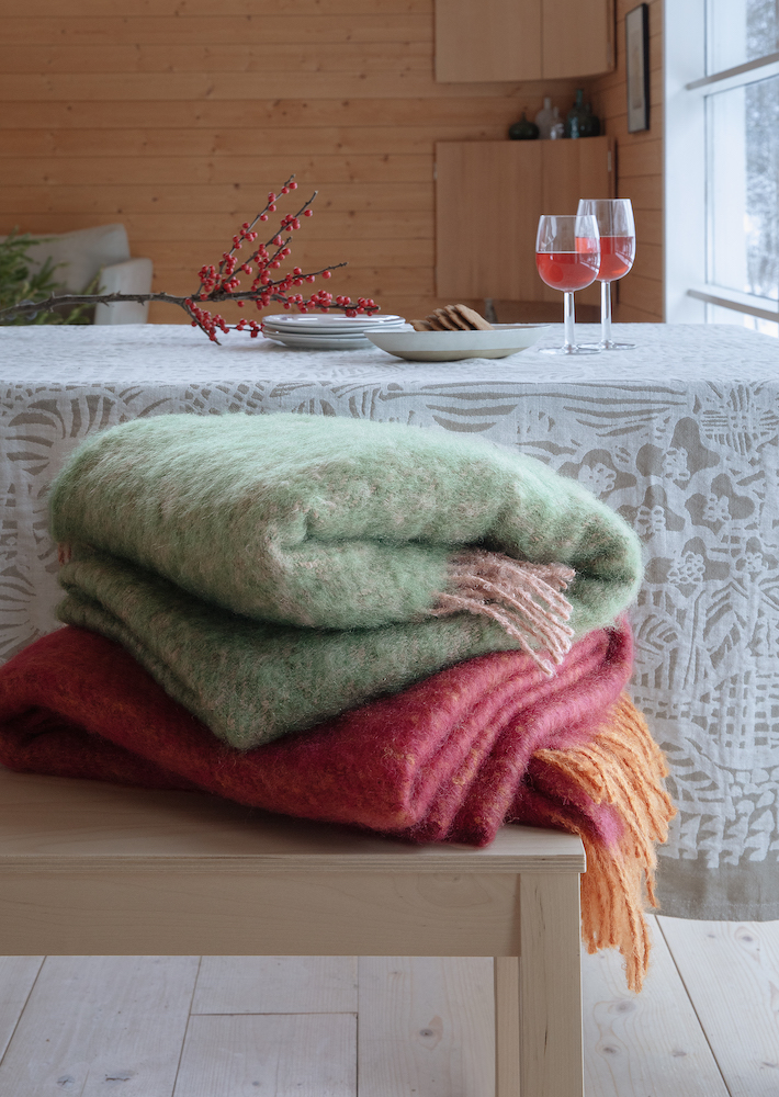 REVONTULI mohair blanket 130x170cm+fringes – LAPUAN KANKURIT（ラプ