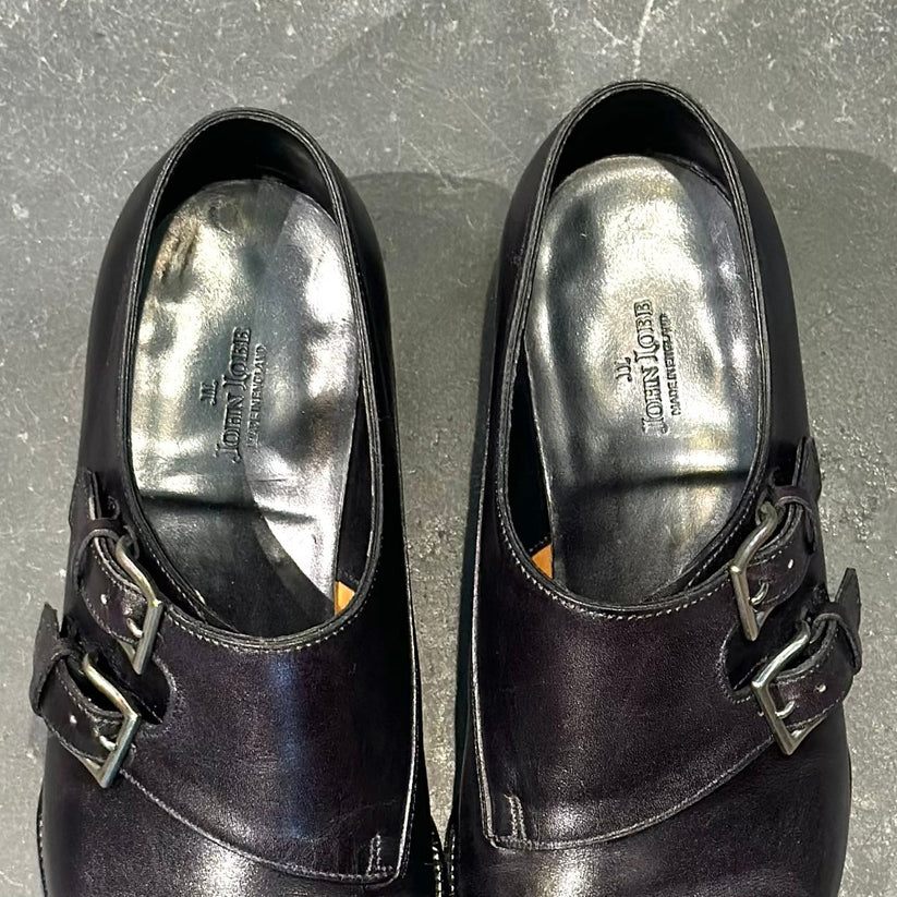 美品【John Lobb】ジョンロブ ダブルモンク チャペル ミュージアム