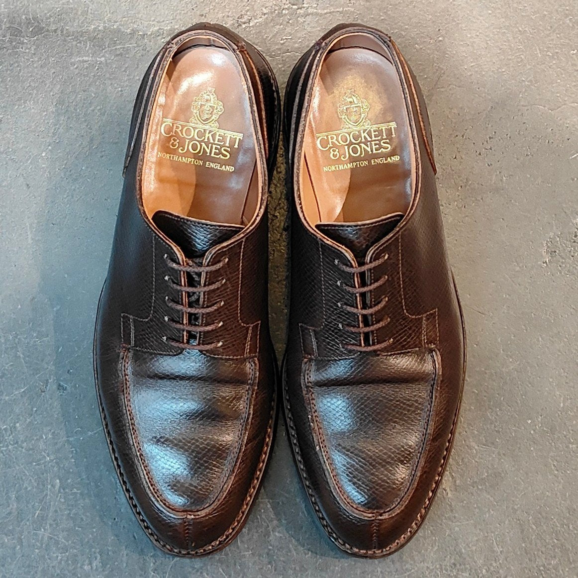 美品 【CROCKETT&JONES】クロケット&ジョーンズ アストン Uチップ