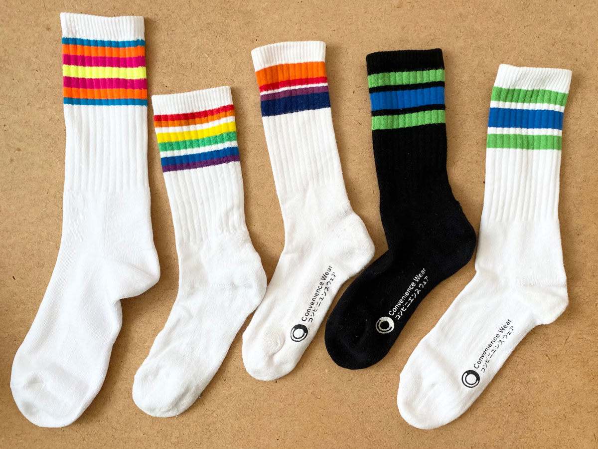 ファミマ2022夏のアパレル新作総チェック、蛍光ラインソックス・エコ