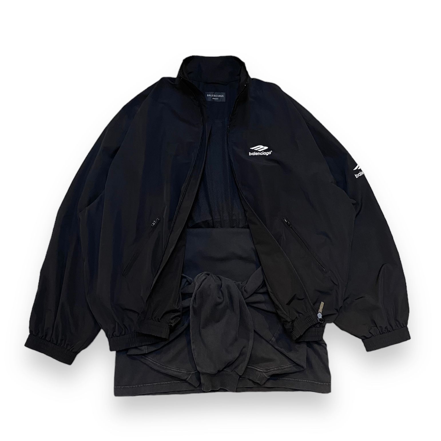 BALENCIAGA - 3B SPORTS ICON TRACKJACKET /ブラック/トラック
