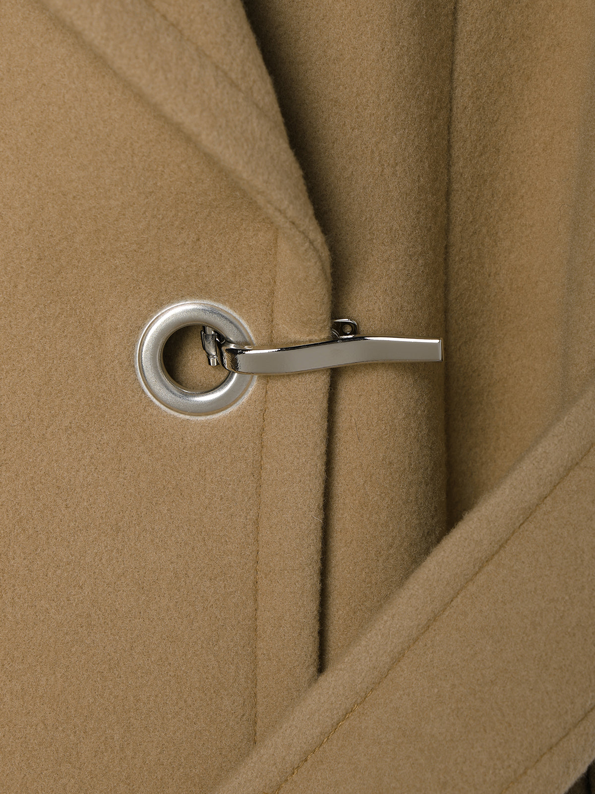 Belted Wool long gilet – L'AUBE BLANC