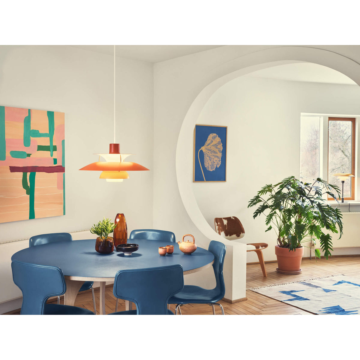 PH5 / オレンジ・グラデーション ペンダントライト Louis Poulsen