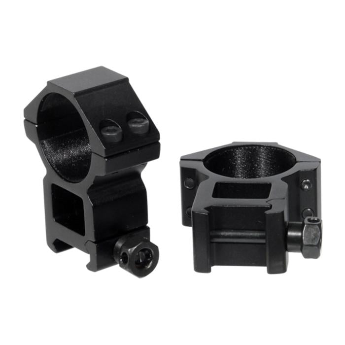 UTG(R) ACCUSHOT(R) 30mm/2PCs High Profile Picatinny/Weaver Rings