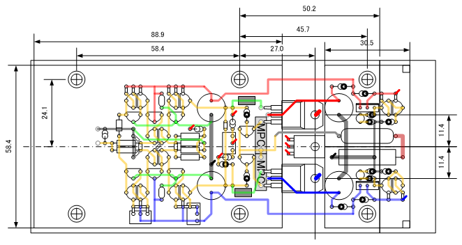 CURRENT FEEDBACK MOSFET SEPP DC AMP（電流帰還:CFB DCアンプ）
