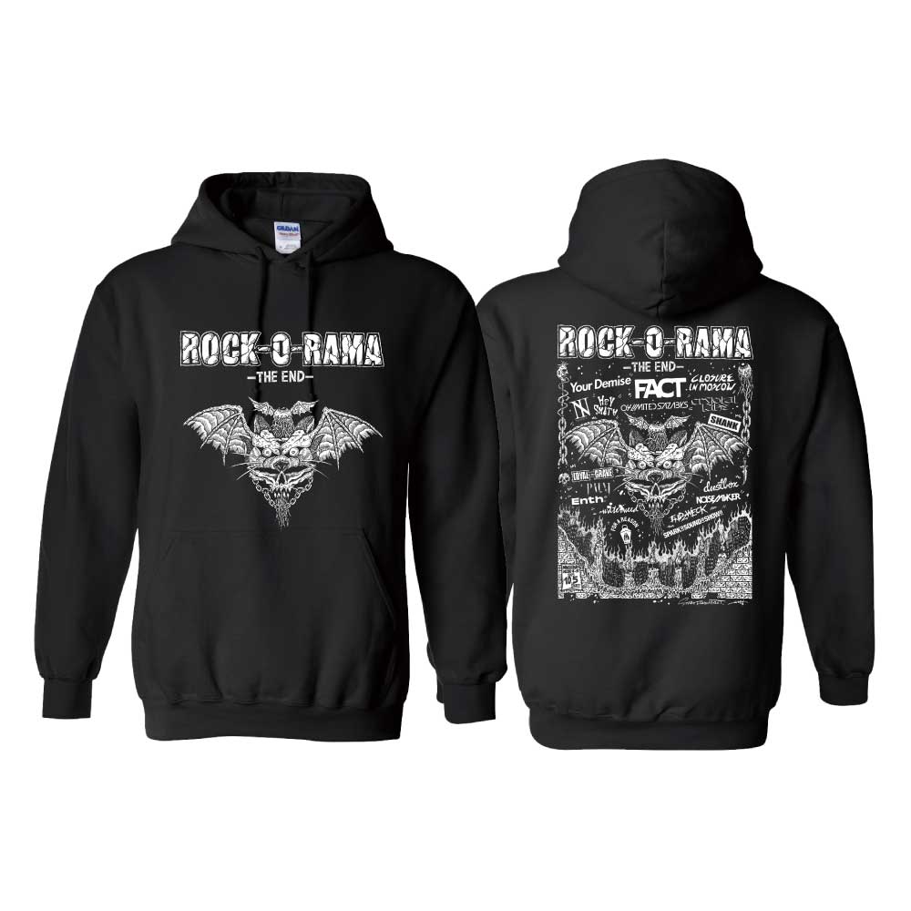 2.【OFFICIAL】ROCK-O-RAMA-THE END Hoodie | [ROCK-O-RAMA-THE END