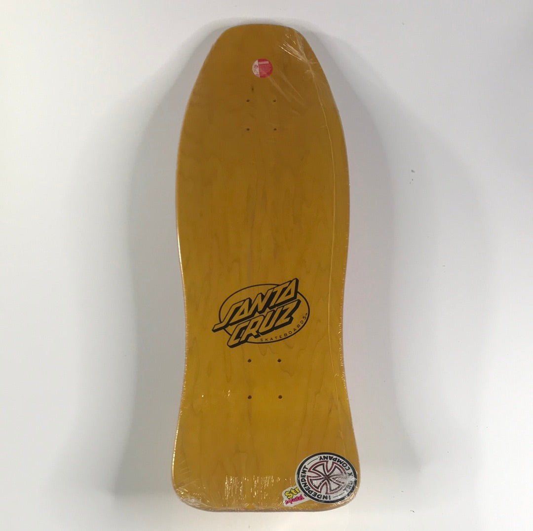 Santa Cruz Jeff Kendall Pumpkin Head Yellow 10.0