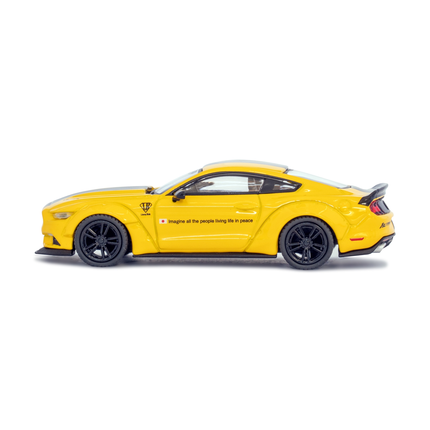 MINI GT 1/64 LB-WORKS FORD MUSTANG Triple Yellow / LB Blister